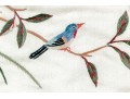 Chinese Silk Embroidery, Bird On Flowering Branches