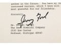 Letters And Photograph Signed By Presidents Gerald R. Ford, George W. Bush, Ronald Reagan
