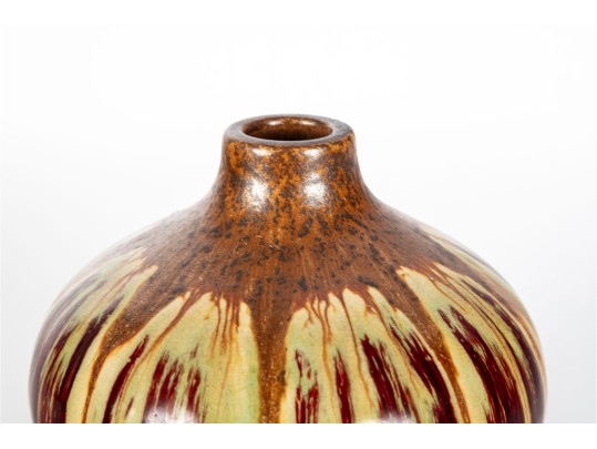 Drip Glaze Studio Pottery Vase
