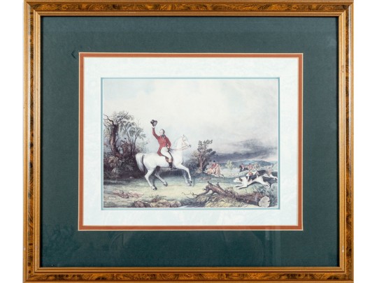 “Begin The Hunt” Framed Equestrian Print