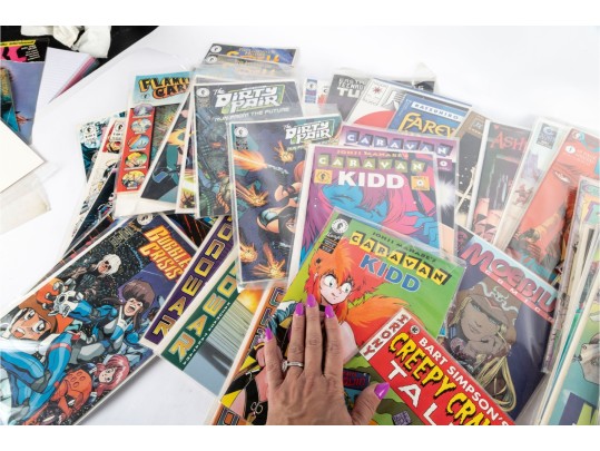 Large Manga & Independent Comics Collection – Dirty Pair, Caravan Kidd, Moebius, Mother Sarah & More