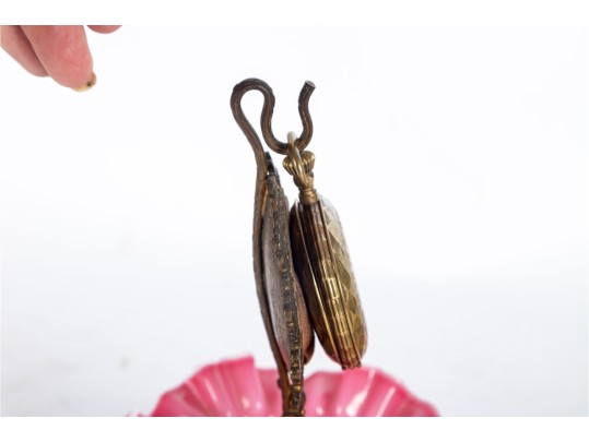 Pocket Watch Display Stand With Remontoir Perfectionné Gold-Plated Pocket Watch