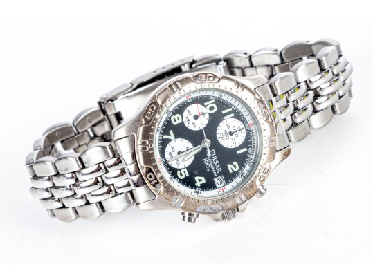 Collection Of Five Men's Pulsar Wristwatches