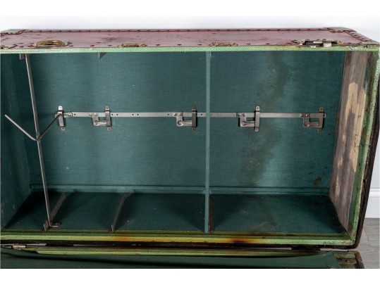 Antique Wardrobe Steamer Trunk