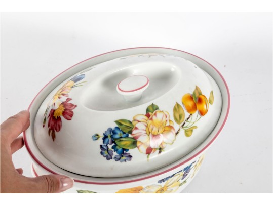 English Royal Worcester “Ashford” Covered Vegetable Dish