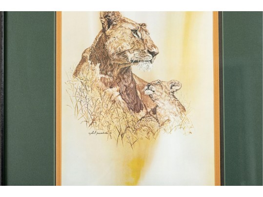 Phil Prentice (American, 1930) Large Feline Prints