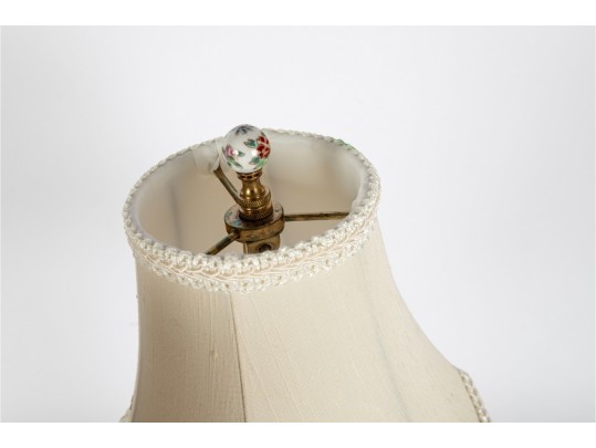 Pair Of Cordinating Vase-Form Lamps On Acrylic Bases