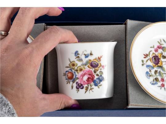 Royal Worcester Bone China Set In Box