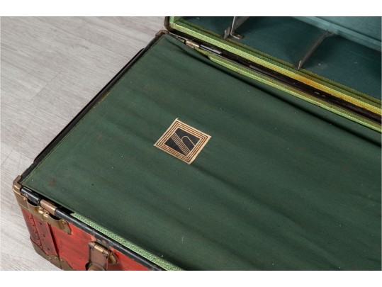 Antique Wardrobe Steamer Trunk