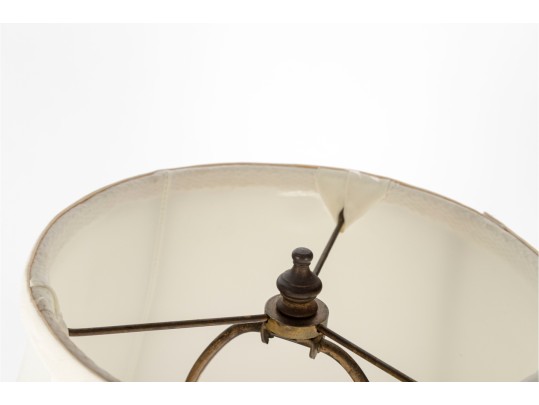 Chinese Famille Rose Gilt-Ground Vase Mounted As A Lamp