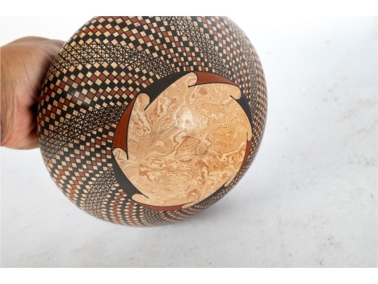 Lazaro Ponce Southwestern Pottery Vase, Signed