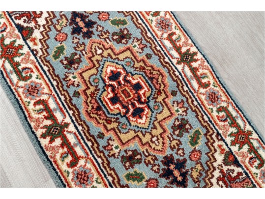 Hand-Knotted Wool Serapi Rug (3'11