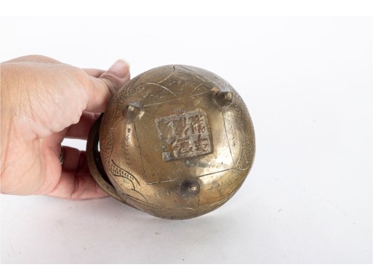 Antique Chinese Brass Censor Pots