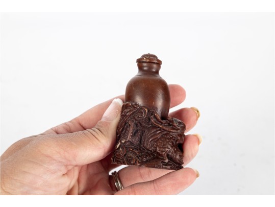 Pair Of Chinese-Style Resin Snuff Bottles