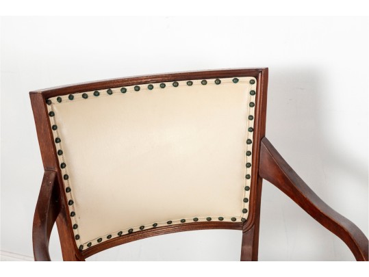 Pair Of Vintage Empire Style Armchairs