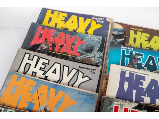 Vintage Heavy Metal Magazine Collection (1977–1980 Assortment)