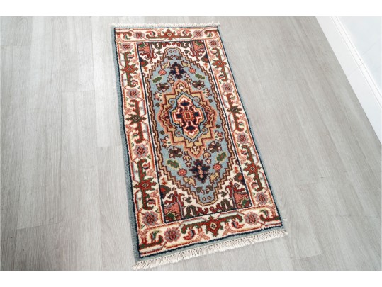Hand-Knotted Wool Serapi Rug (3'11