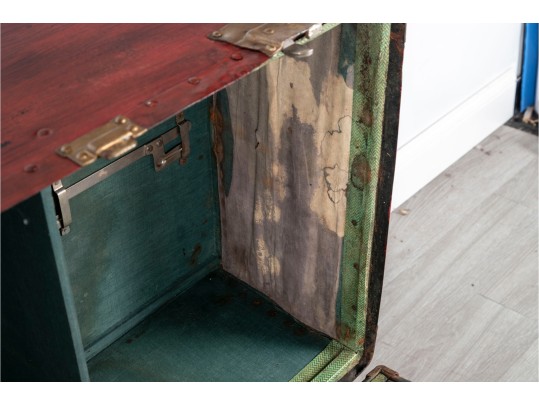 Antique Wardrobe Steamer Trunk