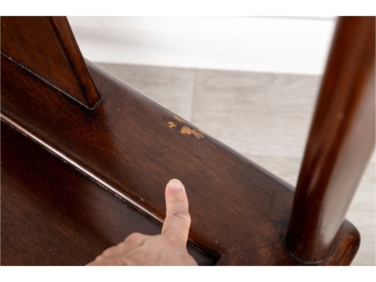 Pair Of Maria Yee Asian-Style Hardwood Chairs