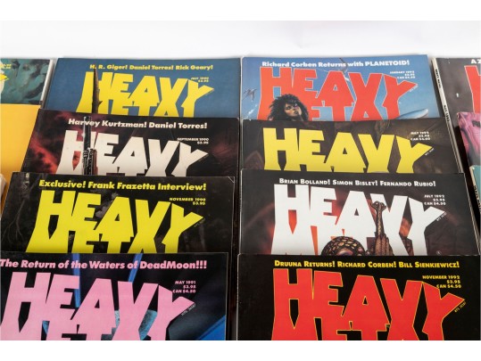 Large Collection Of Heavy Metal Magazines (Approx. 35 Issues, 1990–1995)