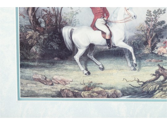 “Begin The Hunt” Framed Equestrian Print