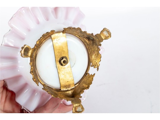 Pocket Watch Display Stand With Remontoir Perfectionné Gold-Plated Pocket Watch