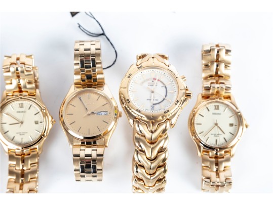 Collection Of Men's Seiko Wristwatches (Automatic, Kinetic)