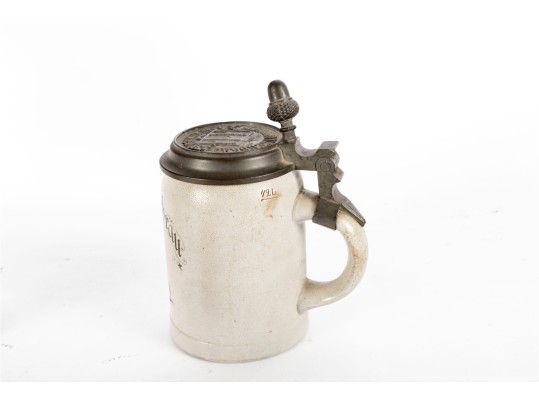 Pair Of German Beer Steins