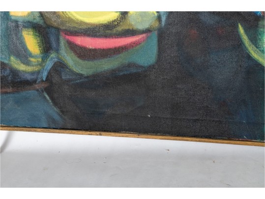 John Chladek (American, 1932-2015) Post-Modern Pastel On Canvas