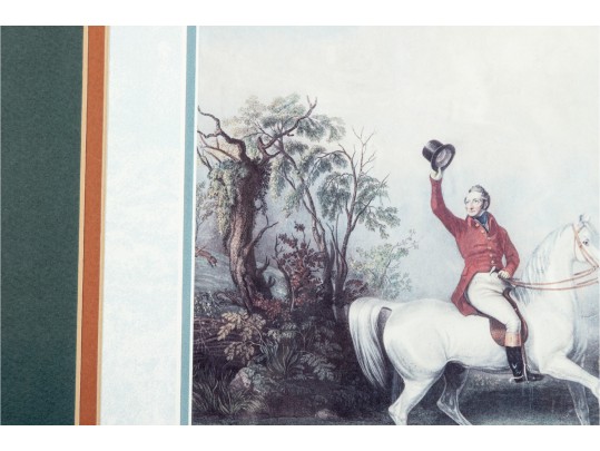 “Begin The Hunt” Framed Equestrian Print