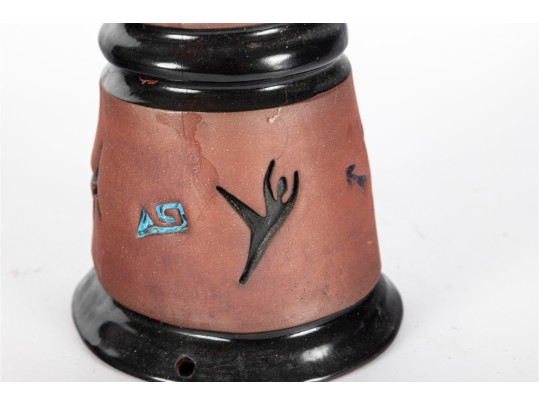 Bernadette Stillo Folk Pottery Sculpture, Dated 2000