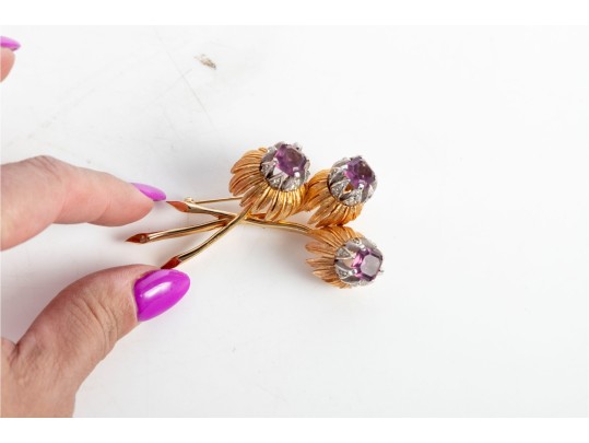 Collection Of Marcel Boucher Brooches & Earrings (2 Brooches, 1 Pair Earrings