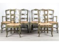 Set Of Six Furniture Classics Limited French Provincial Ladder-Back Chairs