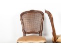 Pair Of French-Style Cane-Back Side Chairs