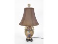 Vintage Chinese Cloisonné Enamel Figural Lamp