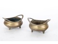 Antique Chinese Brass Censor Pots