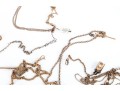 Assorted Lot Of Vintage Necklaces And Pocket Watch Chains