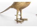 Two Decorative Brass Pheasants 