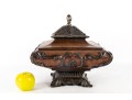 Decorative Wooden And Metal Lidded Box