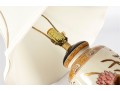 Asian-Inspired Floral Ceramic Table Lamp