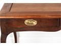 Vintage Wooden Writing Desk With Cabriole Legs
