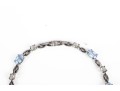 Swarovski Blue & Clear Crystal Necklace