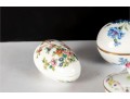 Collection Of English Porcelain Trinket Boxes And Eggs