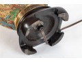 Vintage Chinese Cloisonné Enamel Figural Lamp