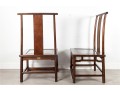 Pair Of Maria Yee Asian-Style Hardwood Chairs