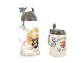 Pair Of German Beer Steins