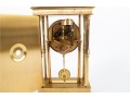 Brass And Glass Mantel Clock
