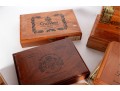 Collection Of Wooden Cigar Boxes