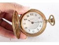 Pocket Watch Display Stand With Remontoir Perfectionné Gold-Plated Pocket Watch