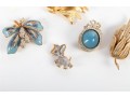 Collection Of Vintage Costume Brooches (12 Pieces)
